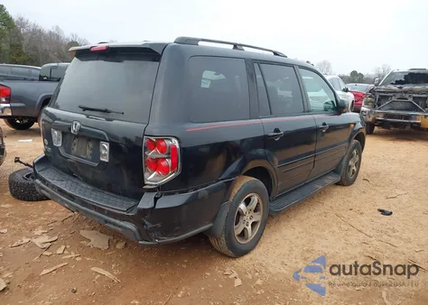 2007 Honda Pilot Ex-L from USA, damaged, VIN 5FNYF286X7B008253